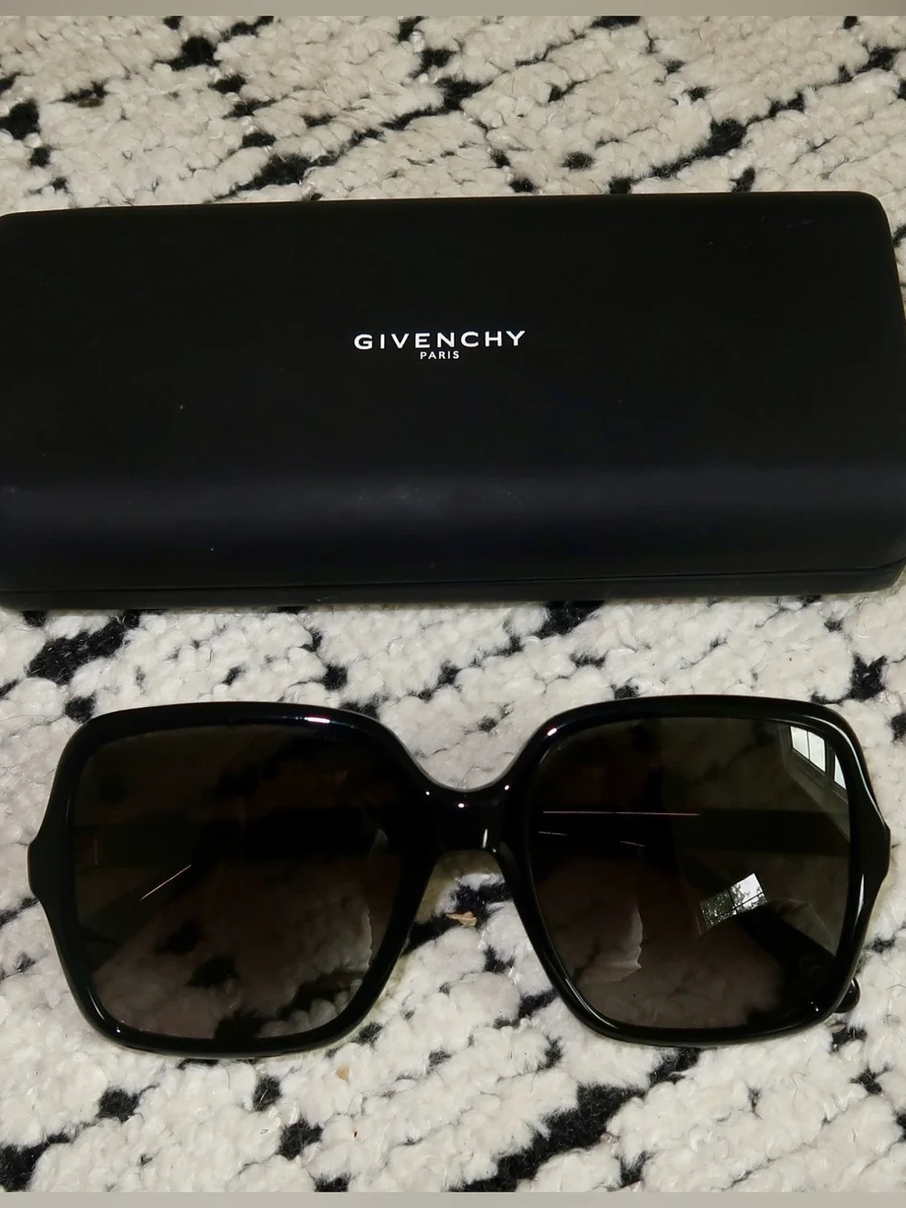 Givenchy Black Oversized Square Women's Sunglasses
